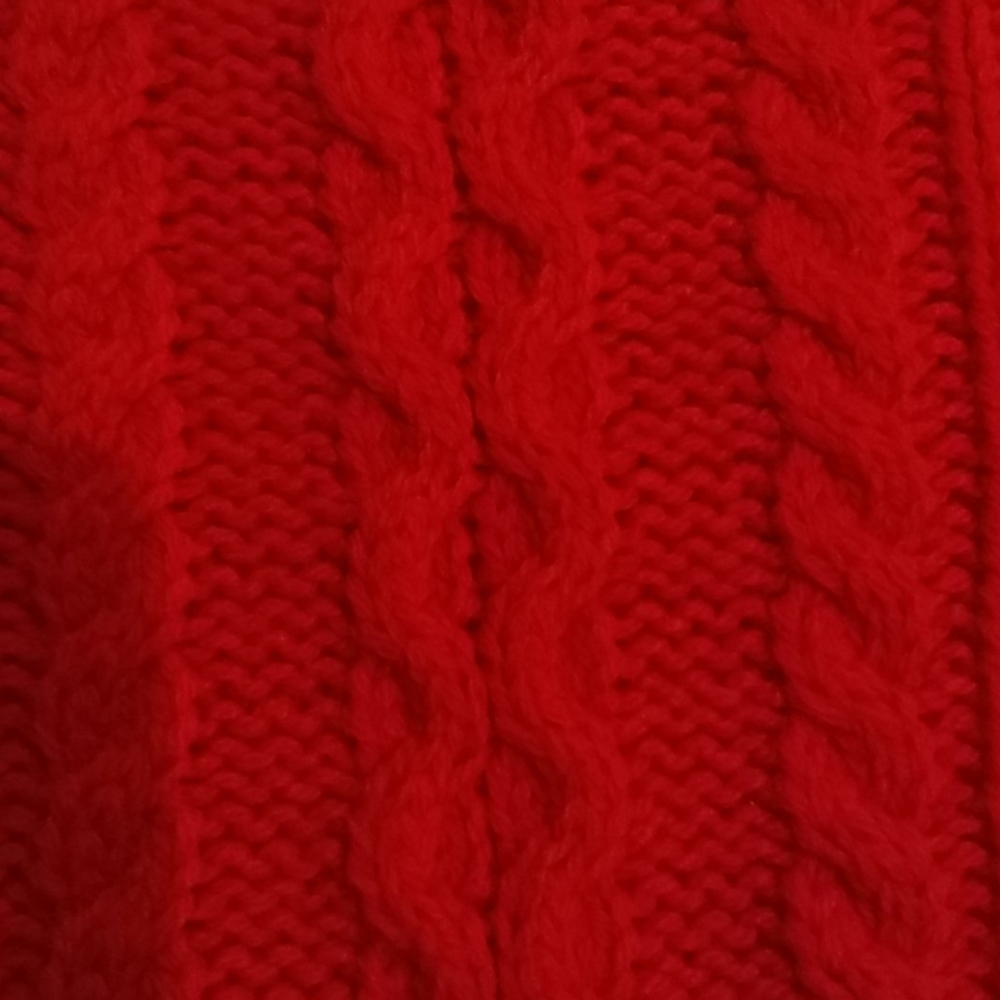 J Crew factory lambs wool cable knit sweater - Picture 4 of 7